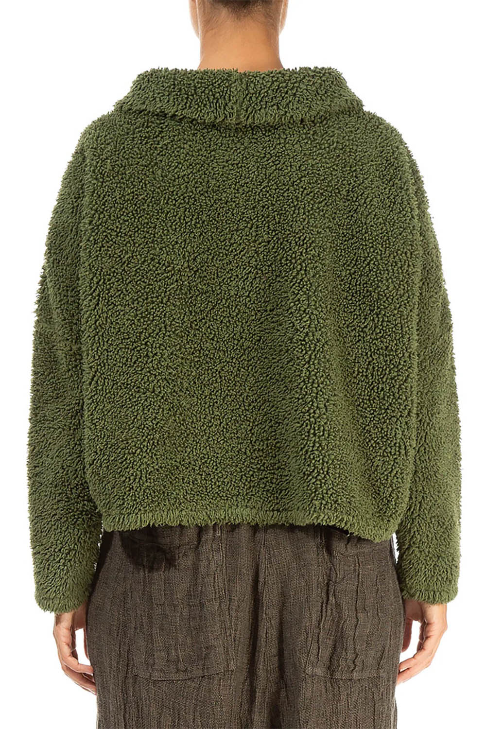 Teddy Fleece Funnel Neck 52602 Top