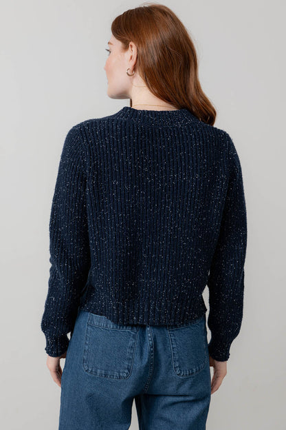 June Rib Fleck Knit Cardigan