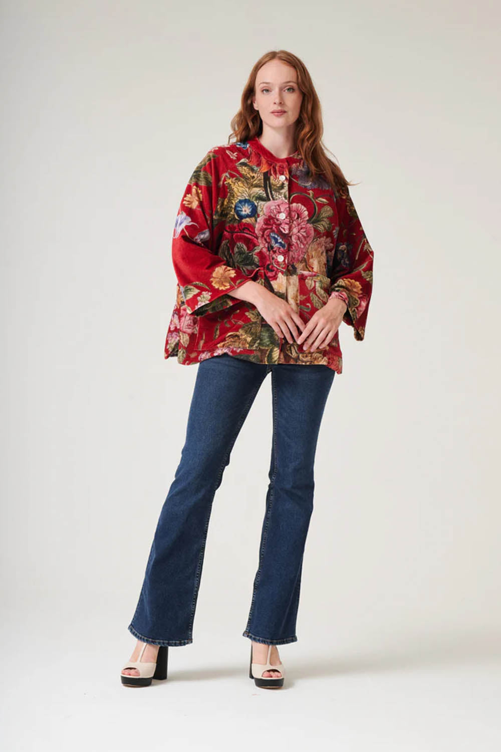 Primula Berry Velvet Jacket