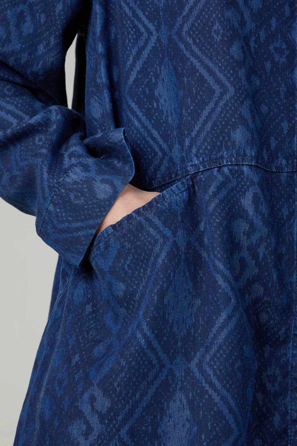 Diamond Patchwork Print Shirt