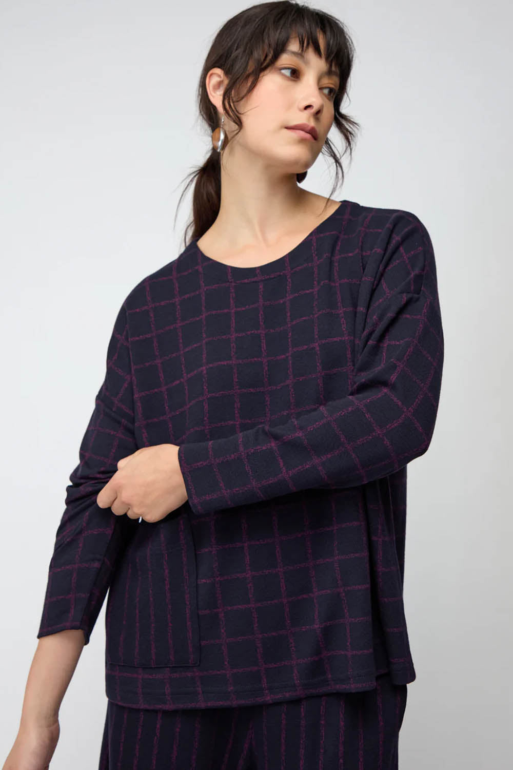 Small Broken Stripe Bubble Top