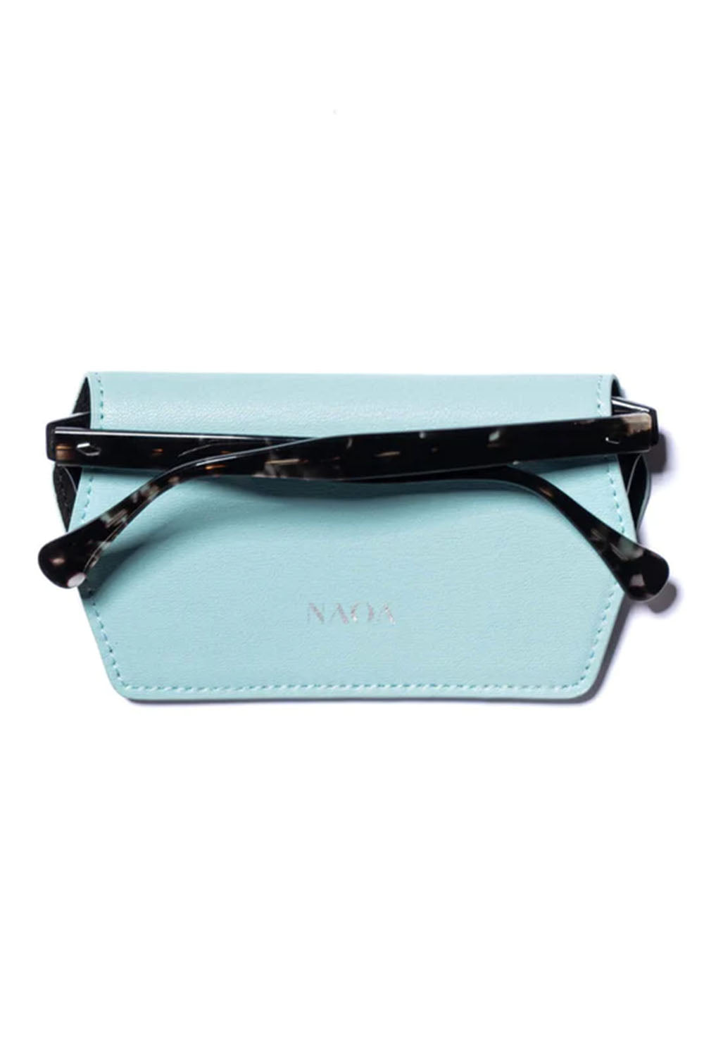 Naoa Apple Leather Slim Glasses Case 