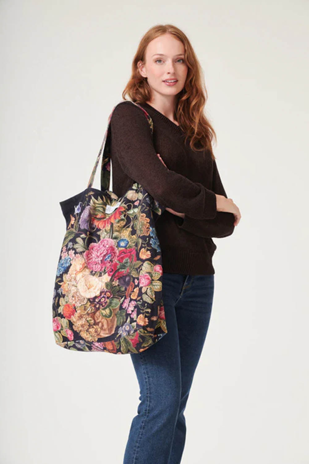 Primula Berry Canvas Bag