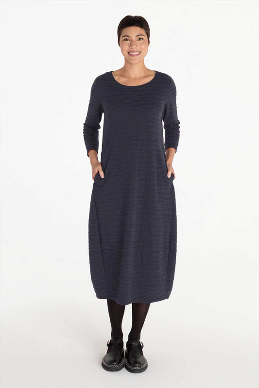 Textured Char Dress