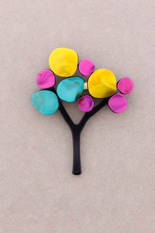 Round Tree Brooch