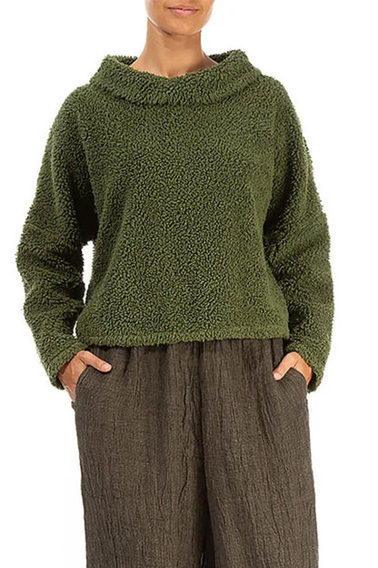Teddy Fleece Funnel Neck 52602 Top