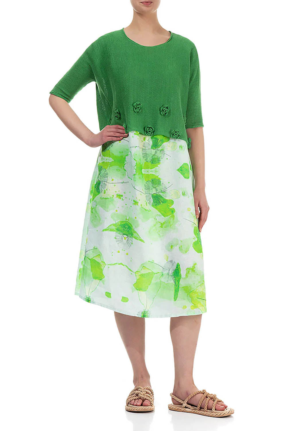 Flower Linen 6645 Jumper