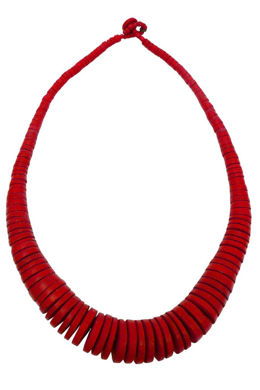 Coconut Disc Necklace