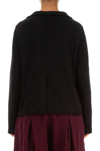 French Terry Cotton 71268 Collared Jacket