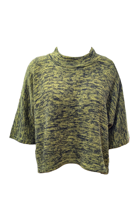 Ring Collar Mouline Sweater