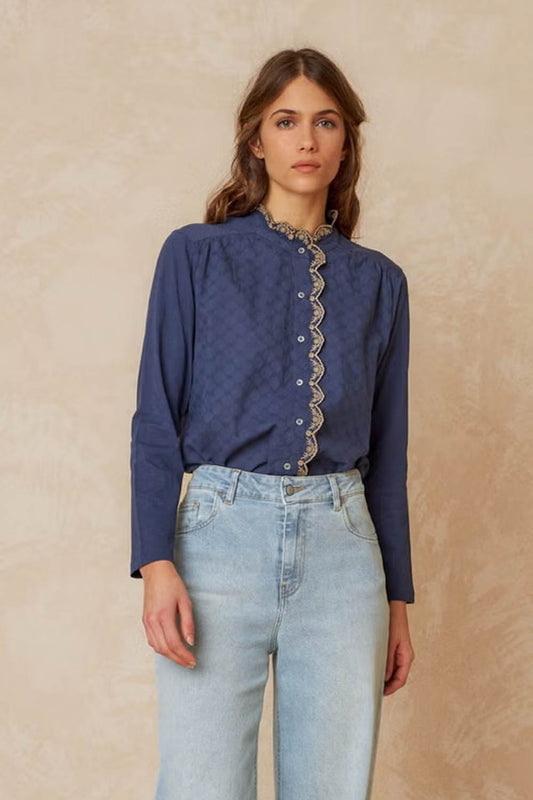 Combined Contrast Shirt