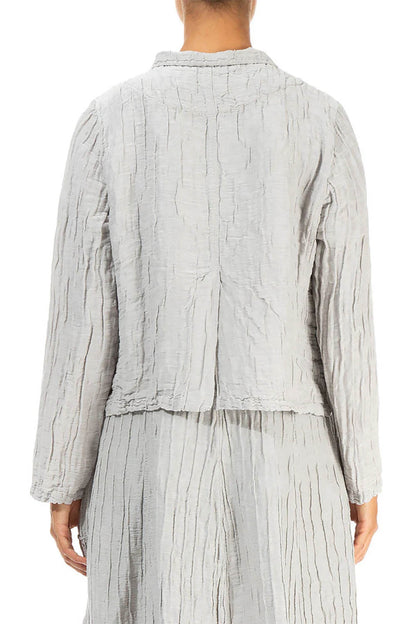 Crinkled Silk 7844 Short Jacket
