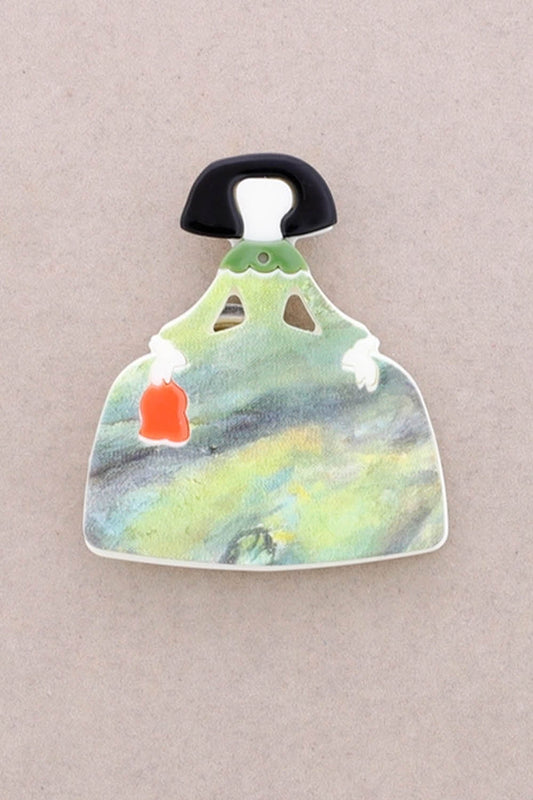 Magnetic Watercolour Menina Brooch