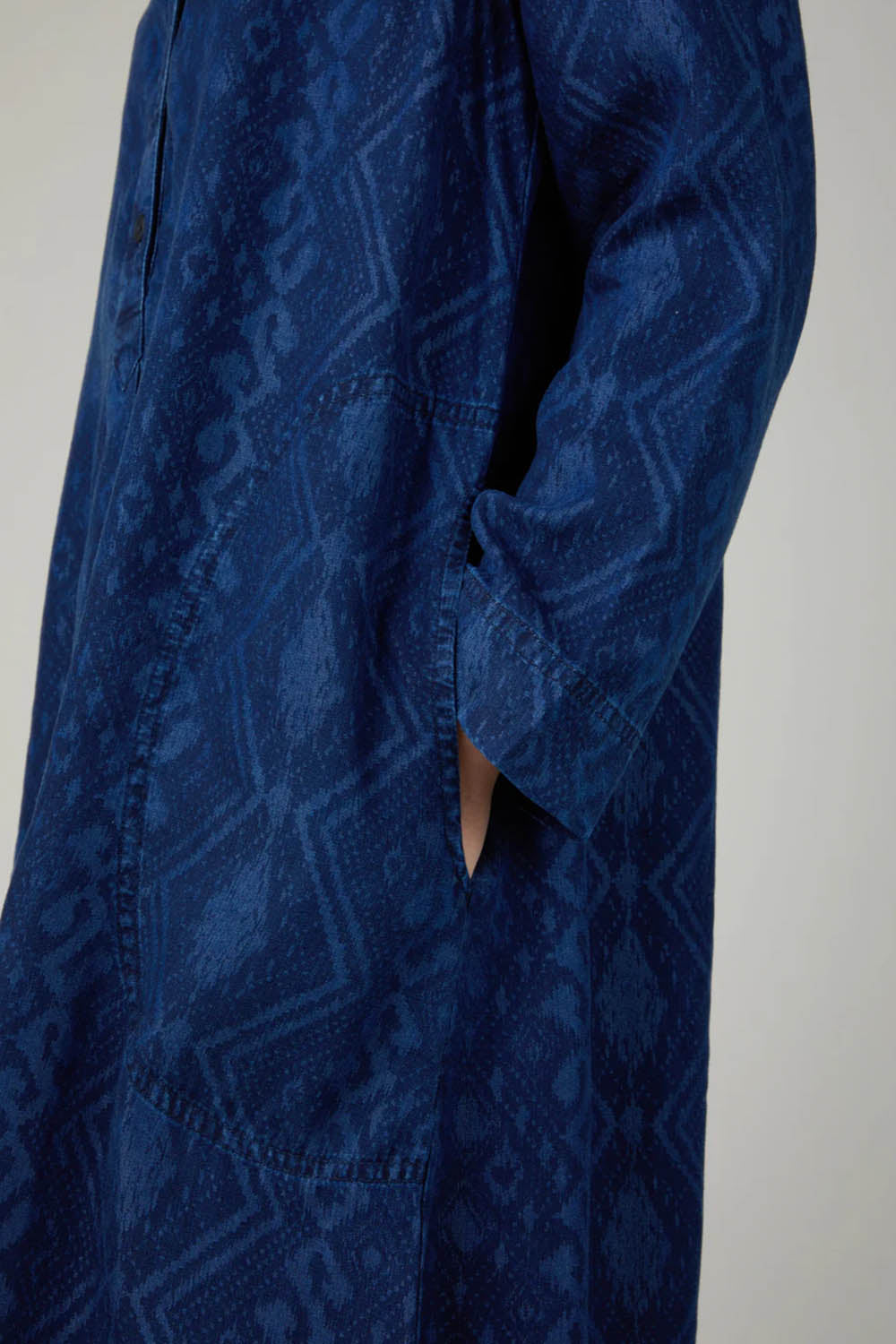 Diamond Patchwork Print Dress