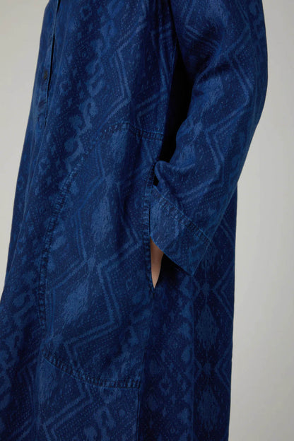 Diamond Patchwork Print Dress