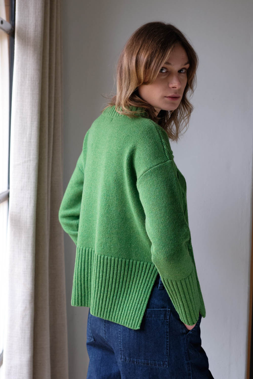 Elle Woollen Boxy Jumper