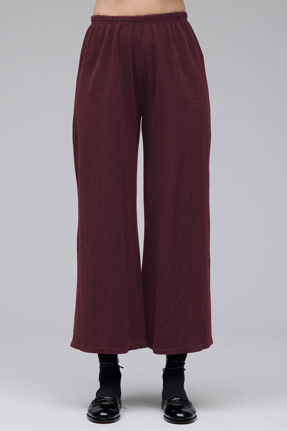 Marled Cropped Pants