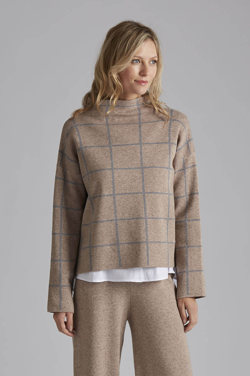 Jacquard Check 2587 Sweater