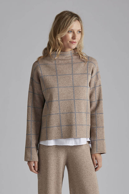 Jacquard Check 2587 Sweater