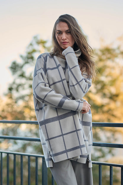 High Neck Fleece Tunic