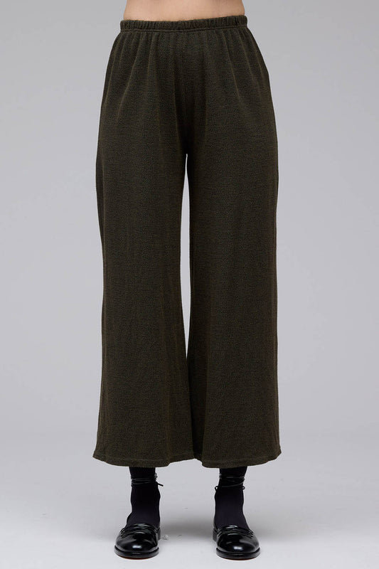 Marled Cropped Pants