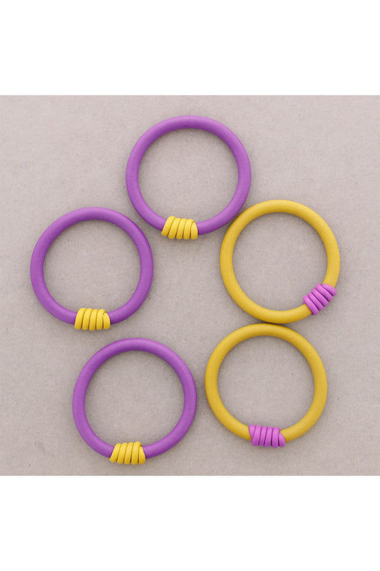 Rubber Spiral Bangles
