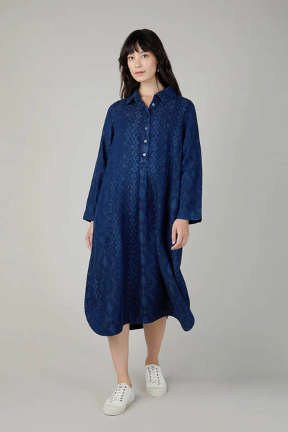 Diamond Patchwork Print Dress