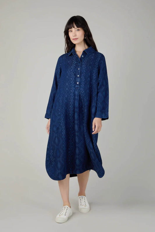 Diamond Patchwork Print Dress