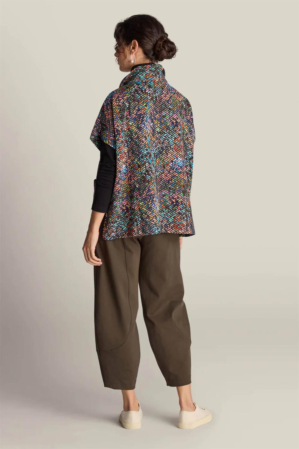 Diamond Jacquard Jersey Jacket