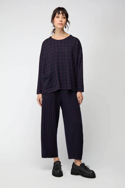 Small Broken Stripe Bubble Top