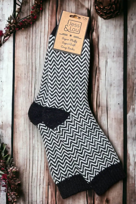 Cosy Herringbone Socks