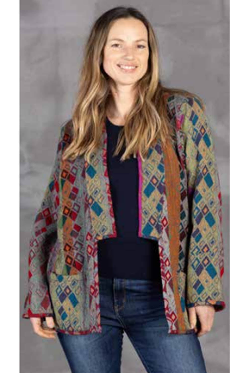 Pure Wool Reversible Moksha Jacket