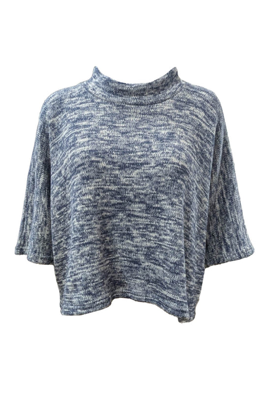 Ring Collar Mouline Sweater