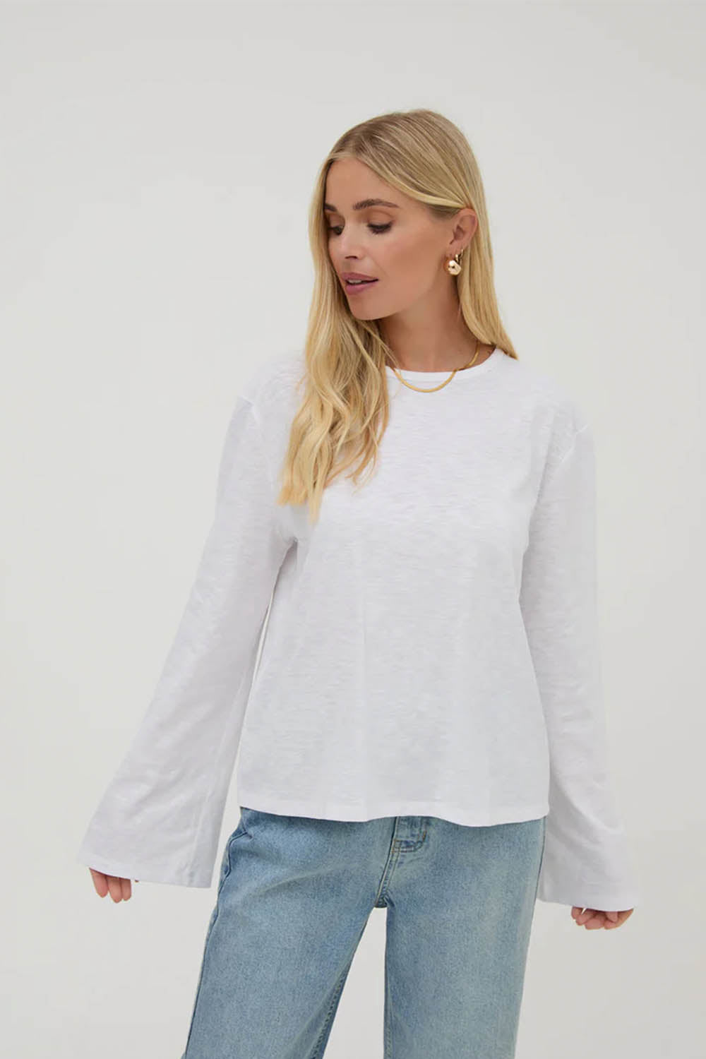 Celine Flared Sleeve Top