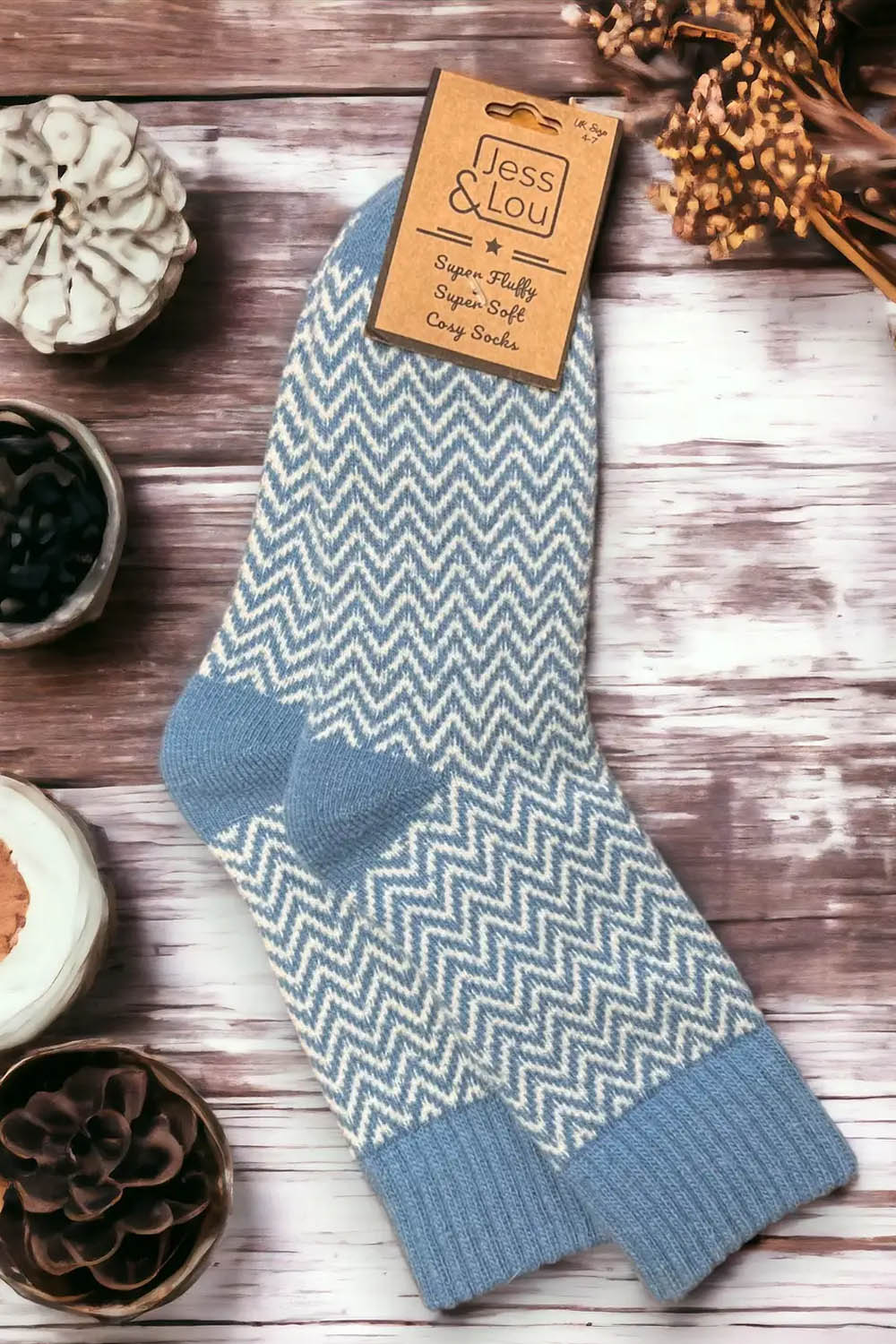 Cosy Herringbone Socks