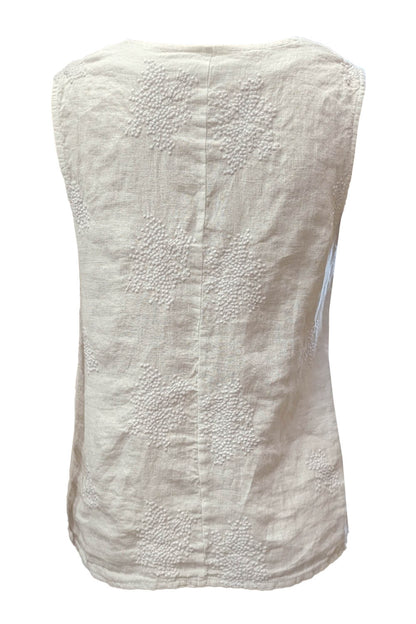 Embroidered Linen 25053 Cami