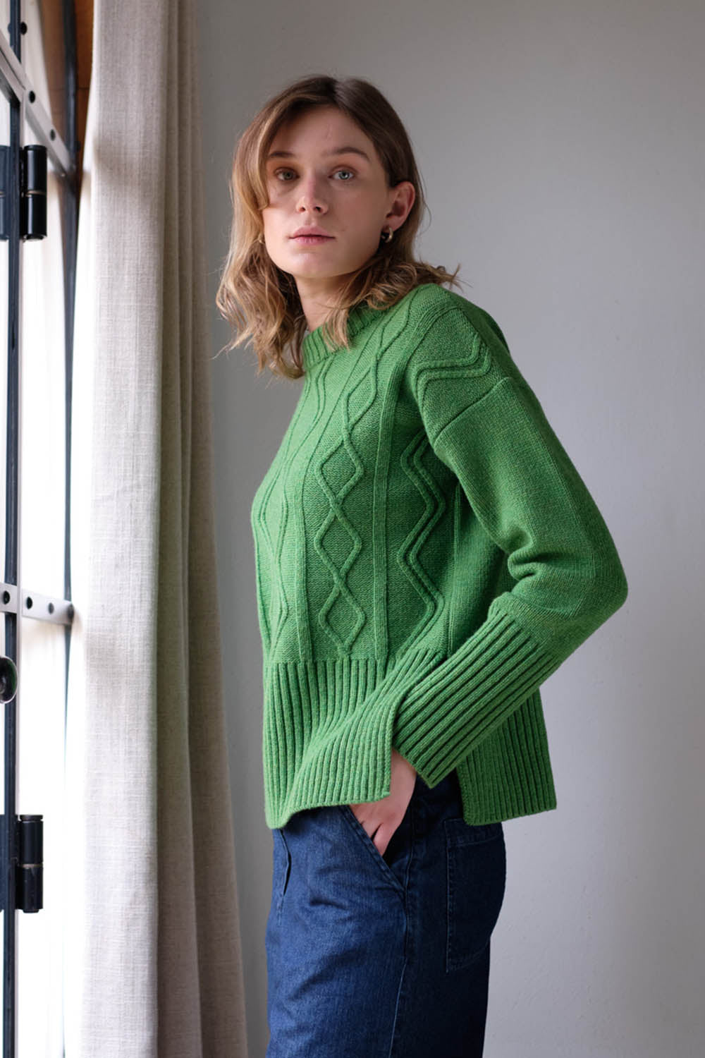 Elle Woollen Boxy Jumper