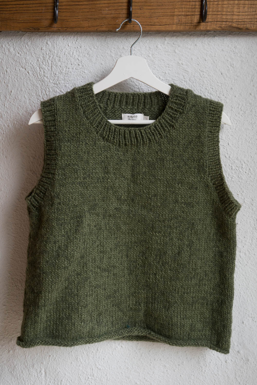 Hand Knitted Heather Vest