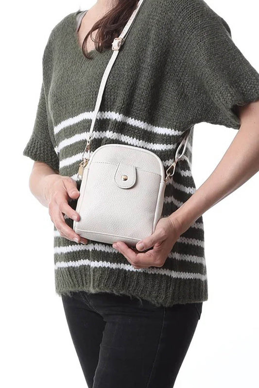 Cross Body Button Bag