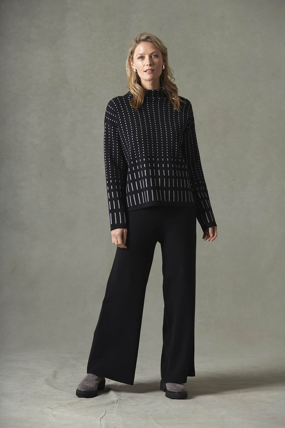 Jacquard Pins 2587 Sweater