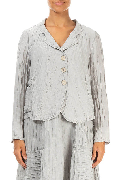Crinkled Silk 7844 Short Jacket