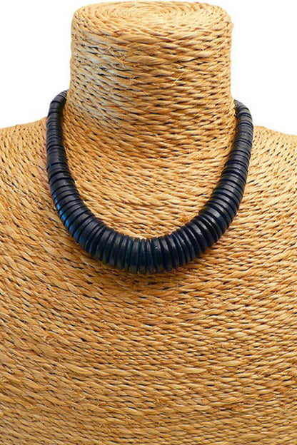 Coconut Disc Necklace