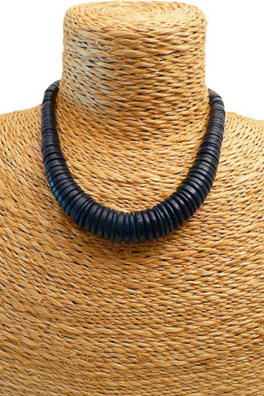 Coconut Disc Necklace