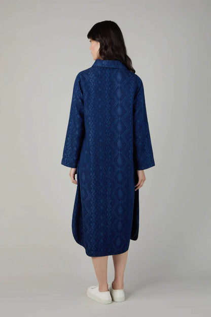 Diamond Patchwork Print Dress