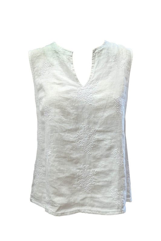 Embroidered Linen 25053 Cami