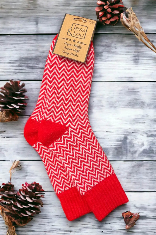 Cosy Herringbone Socks