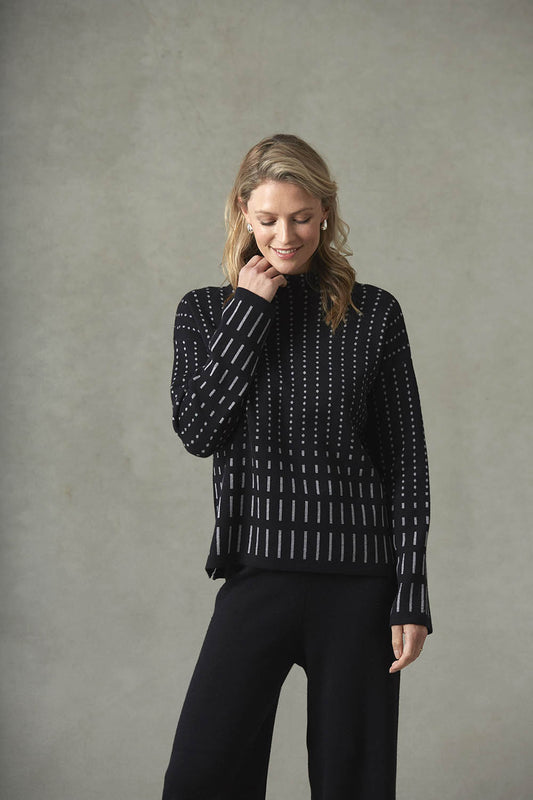 Jacquard Pins 2587 Sweater