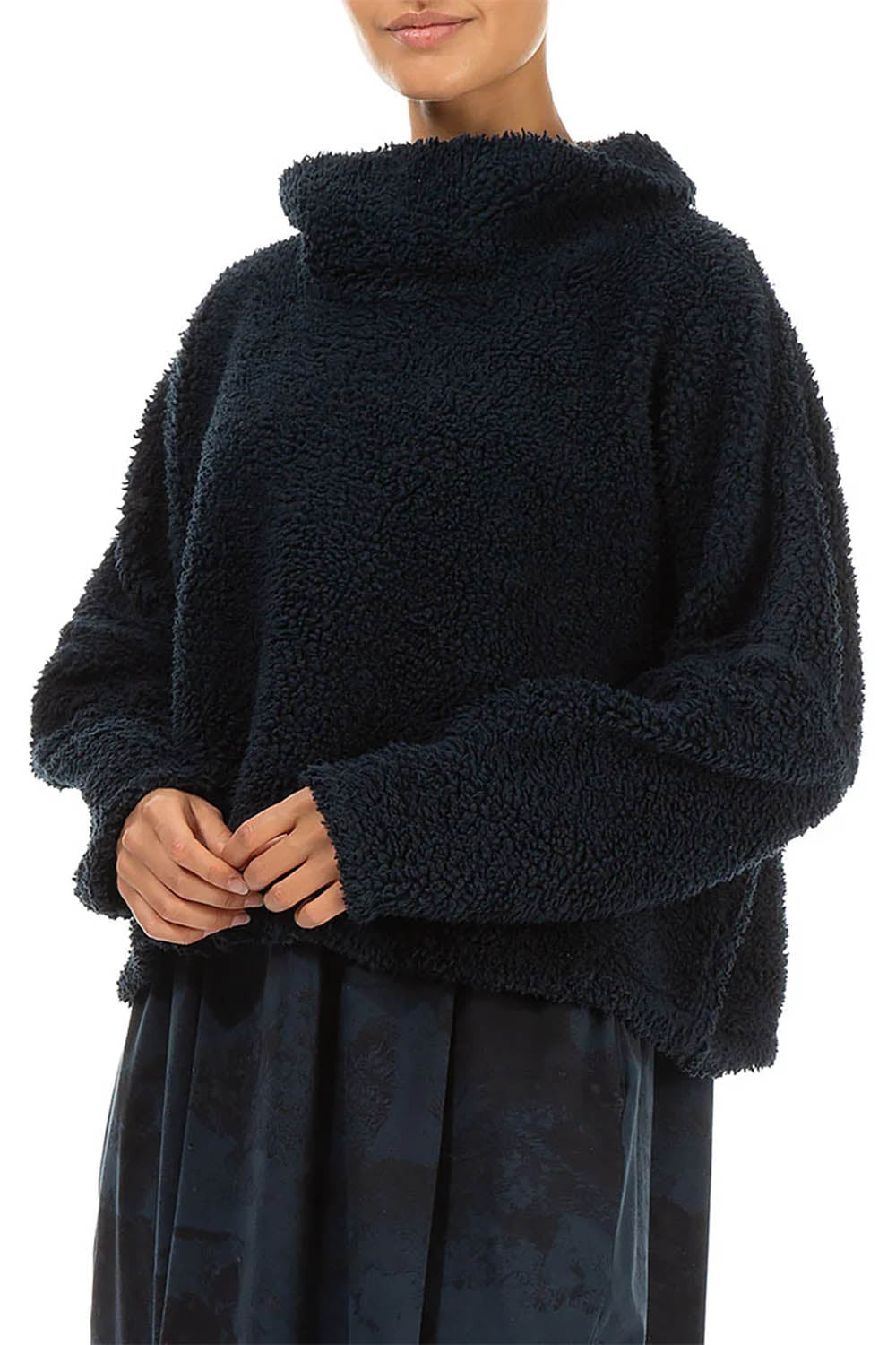Teddy Fleece Funnel Neck 52602 Top