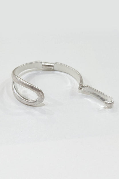 Eliza Gracious Hinged Cuff Style Bracelet 