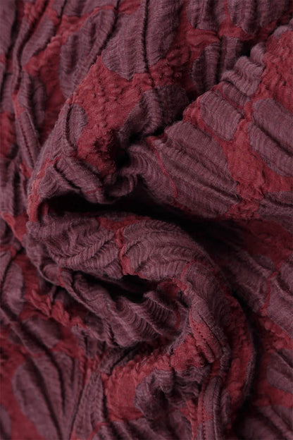 Bubble Crinkled Silk Loose 7658 Jacket